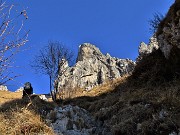 Rifugio Rosalba (1730 m) ad anello con vento-31genn22 - FOTOGALLERY